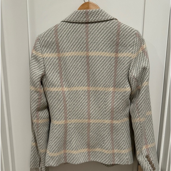 TRISTAN FITTED BLAZER WITH FLAP POCKETS SIZE P/S tweed academia preppy C2 - Picture 9 of 12